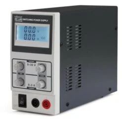 Velleman ALIMENTATION DE LABORATOIRE À DÉCOUPAGE 0-30 VCC / 0-3 A MAX / AVEC AFFICHEUR LCD
