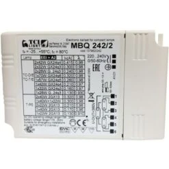 Mini Ballast électronique TCI Multi-lampe MBQ 242/2 137962/242