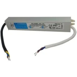 Transformateur 220V 12V IP67 20W DC 1.67A - Gris - SILAMP -Varta || Makita || OSRAM Soldes 13957542 3
