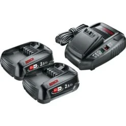 Bosch Stareter Set 18 V (2 Batteries 2,5 Ah + AL 1830 CV) Batterie 18 V
