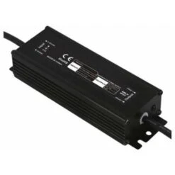 Transformateur 220V 24V étanche IP67 60W DC 2,5A - Noir - SILAMP