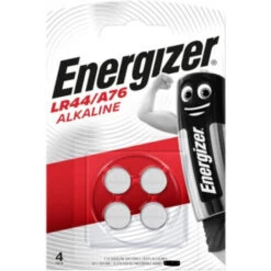 Energizer Battery LR44/A76 Alkaline 4-pk - Battery - LR 44/V13GA (7638900411164)