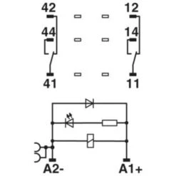 Phoenix Contact RIF-2-RSC-LDP-24DC/2X21 Module Relais Tension Nominale: 24 V/DC Courant De Commutation (max.): 10 A 2 I -Varta || Makita || OSRAM Soldes 19408549 4