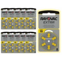 Rayovac® 60 Piles Auditives Rayovac 10, 10 Plaquettes