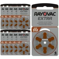 Rayovac® 60 Piles Auditives Rayovac 312, 10 Plaquettes (PR41)