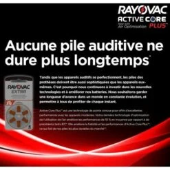 Rayovac® 60 Piles Auditives Rayovac 312, 10 Plaquettes (PR41) -Varta || Makita || OSRAM Soldes 19861311 4
