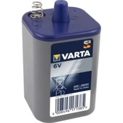 Varta 1 Pile 4LR25 - 2 Alcaline Métal à Vis 6V 33Ah
