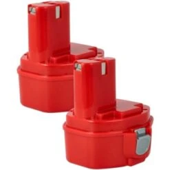 Vhbw 2x NiMH Batterie 1500mAh (14.4V) Pour Outil électrique Outil Powertools Tools Makita 6236DWDE, 6237D, 6237DWDE, 6271DWAE, 6280, 6280D, 6280DWAE