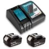 Pack Power (2x5,0 Ah) Avec Chargeur Simple - MAKITA 197570-9