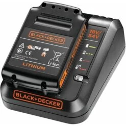 Black & Decker STARTER KIT - Batterie Slide Pack LITHIUM 18 Volts 2Ah + Chargeur 2 Ah BLACK+DECKER BDC2A20-QW