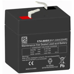 Batterie Au Plomb étanche RS PRO 6V 1Ah Cyclique ( Prix Pour Boîte De 1 )