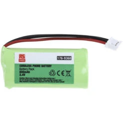 Bloc Batterie Rechargeable RS PRO 2.4V NiMH 600mAh AAA X 2 ( Prix Pour 1 )