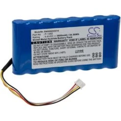 Vhbw Batterie Compatible Avec Chauvin Arnoux CA 6543, 8332B, 8334B, C.A 6116, C.A 8334, 6116, 8335 Outil De Mesure (3600mAh, 9,6V, NiMH)