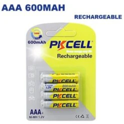 4 Piles Rechargeables AAA 600mAh 1.2V PKCell -Varta || Makita || OSRAM Soldes 4168541 4