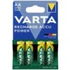 Pile Rechargeable LR6 (AA) NiMH Varta RECH.AC.Power AA2600mAh BLI4 2600 MAh 1.2 V 4 Pc(s)