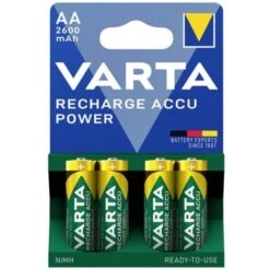 Pile Rechargeable LR6 (AA) NiMH Varta RECH.AC.Power AA2600mAh BLI4 2600 MAh 1.2 V 4 Pc(s)