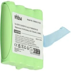 Vhbw Batterie Remplacement Pour Motorola IXNN4002B, LIS-P14MAA03A1AX, BP-38 Pour Radio Talkie-walkie (700mAh, 4,8V, NiMH)