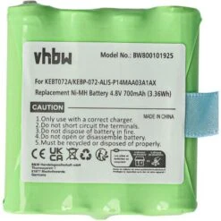 Vhbw Batterie Remplacement Pour Motorola IXNN4002B, LIS-P14MAA03A1AX, BP-38 Pour Radio Talkie-walkie (700mAh, 4,8V, NiMH) -Varta || Makita || OSRAM Soldes 50465254 5