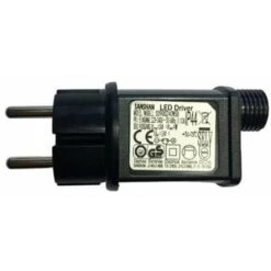 Transformateur Guirlande LED 24V 9W IP44 Multifonctions - Noir -