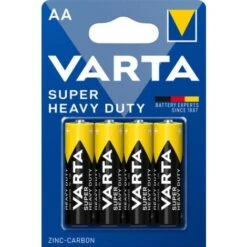 Varta Pile SuperLife, Mignon AA, LR06, 1,5V, Blister De 4 Pièces (02006 101 414)