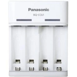 Panasonic BQ-CC61 Chargeur De Piles Rondes NiMH LR03 (AAA), LR6 (AA)