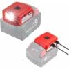 Adaptateur De Batterie Pour Batterie Milwaukee 18 V, Port CC Et Projecteur De Travail LED Et Chargeur Double USB, Bloc D'alimentation Compatible Avec Milwaukee 49-24-2371 M18 Oi-FRIS -Varta || Makita || OSRAM Soldes 66811958 1