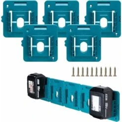 Lot De 5 Supports De Batterie Pour Makita 18 V - Convient Pour BL1860 BL1850 BL1840 BL1830 Oi-FRIS