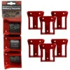 StealthMounts BM-MW18-RED-6 - Support Batterie (6pcs) Pour Milwaukee M18 - Rouge -Varta || Makita || OSRAM Soldes 72016812 1