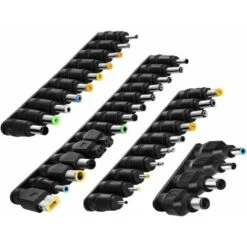 Bloc Alimentation Universel, Lot De 38 Embouts Pour Chargeur Adaptateur Secteur 5.5 X 2.1mm DC Barrel Jack Convertisseur De Prise Alimentation Compatible Avec Ordinateur Portable, Etc, Ephé