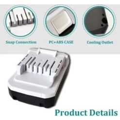 (2 Pièces) Batterie BL1413G Pour Makita BL1411G BL1415G 14,4V 1,3Ah 196375-4 HP347 HP347D JV143D UR140D Lithium -Varta || Makita || OSRAM Soldes 79839265 4