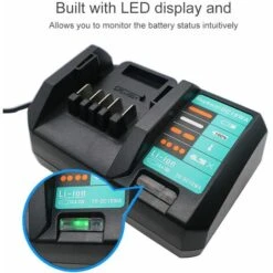 (3 Pièces) 2X Batterie BL1440G 14,4V 4,0Ah & Chargeur DC18WA 14,4V & 18V Pour Makita 196375-4 BL1411G BL1413G BL1415G HP347D DF347D JV143D TD126D UH480D DF347D DF347D DF347D HP347D JV143D TD126D UH480D UM165D UR140D -Varta || Makita || OSRAM Soldes 79839282 3