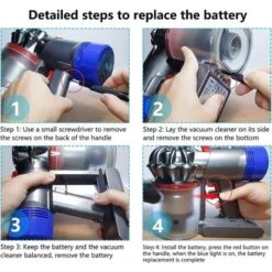 V7 Batterie Pour Dyson Batterie Dyson 21,6V 4000mAh SV11 V7 Cordless V7 Extra V7 Trigger + V7 Motor Head V7 Pro V7 Fluffy V7 Mattress -Varta || Makita || OSRAM Soldes 81245045 4