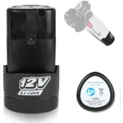 FISHTEC Batterie De Rechange Pour Mini Meuleuse Electrique - 1500mAh 12V