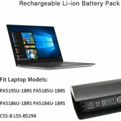 2800 MAh PA5185U-1BRS Batterie Pour Toshiba L50 L50-B PA5184U-1BRS PA5186U-1BRS PA5195U-1BRS C50 C55 C55D C55T L55 L5T C55-B 800 MA. H/45 Wh /4 Cells -Varta || Makita || OSRAM Soldes 85991620 3