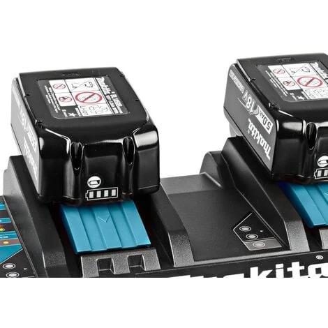 Chargeur Rapide 2 Batteries Makstar Li-Ion 14,4 à 18 V - Makita DC18RD 4 Chargeur Rapide 2 Batteries Makstar Li-Ion 14,4 à 18 V - Makita DC18RD – Image 2