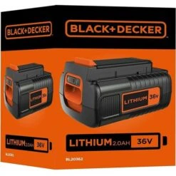 Batterie Lithium 36V 2Ah, Compatible Avec Tous Les Outils 36V BLACK+DECKER, Sans Effet Mémoire, Faible Autodécharge, Pratique, Compacte Et Polyvalente -Varta || Makita || OSRAM Soldes 90621163 3