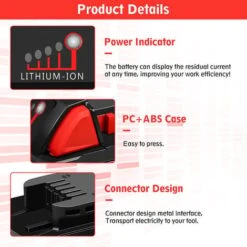 2X 5.0Ah 18V Batterie Pour Milwaukee M18 48-11-1850 48-11-1852 48-11-1820 48-11-1828 48-11-10 Milwaukee Batterie M18 -Varta || Makita || OSRAM Soldes 91106173 5