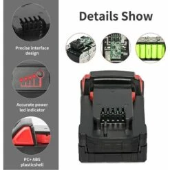 (pack De 3) 2X 18V 5.0Ah Batterie D'outil Pour Milwaukee M18 48-11-1828 48-11-1840 C18B M18BX Li18 M18B4 M18 XC Avec Milwaukee Chargeur M12 M18 -Varta || Makita || OSRAM Soldes 91106183 4