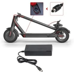 Chargeur Xiaomi M365, Chargeur De Scooter Electrique 42V 2A, Chargeur D'Adaptateur D'alimentation Pour Scooter Electrique, Adapté Pour Xiaomi Mijia Et Ninebot M365 ES1 / ES2 / 2S3 / ES4(EU) -Varta || Makita || OSRAM Soldes 91118934 3