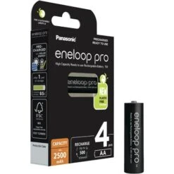 Pile Rechargeable LR6 (AA) NiMH Panasonic Eneloop Pro HR06 2500 MAh 1.2 V 4 Pc(s) X926422 -Varta || Makita || OSRAM Soldes 91292618 3