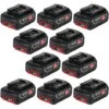 10X Batterie Pour BOSCH 18V Lithium-Ion BAT609G BAT609, BAT618, BAT618G, BAT610G 260736092, 260736236, BAT619G, BAT619, 2607336169, BAT609G, 260736170, 2607336 235, 2607360 LIN, GSB 18VE-2-LI -Varta || Makita || OSRAM Soldes 93430499 1