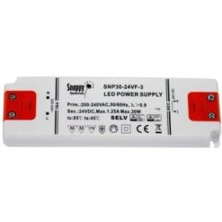 Transformateur 24V 30W 1.25A IP20 Ultra Fin