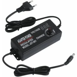 DC3-24V 3A 15W-72W Transformateur D'éclairage Ajustable Avec Adaptateur De Commutation D'alimentation Réglable Avec écran 3A Pilote De Voyant Pour Entrée De Bande à LED AC100V-240V